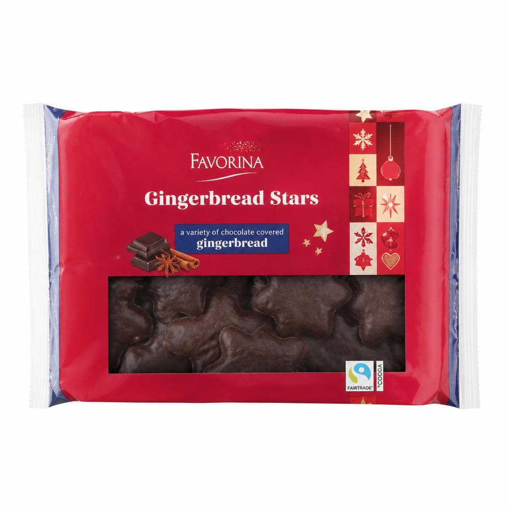 Favorina medenjaki v obliki zvezdic 800 g Akcija v trgovini Lidl