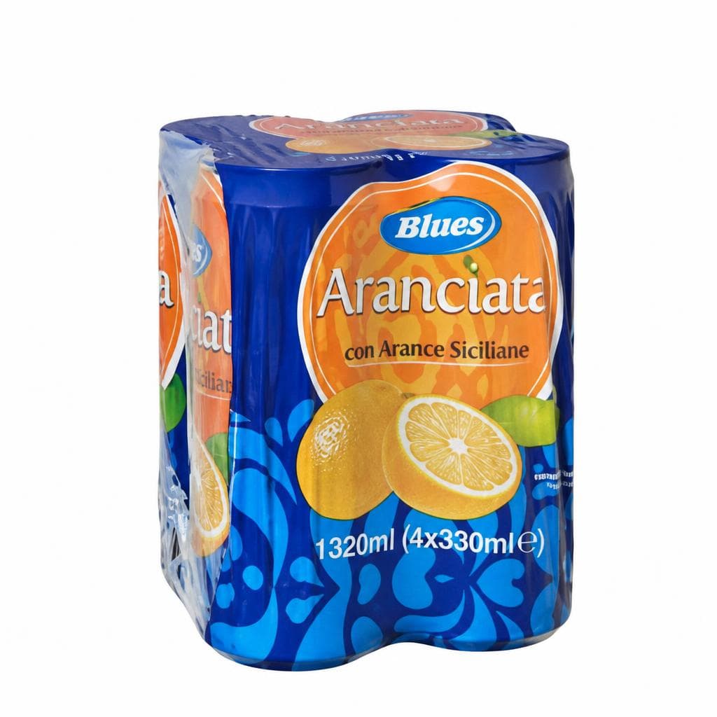 Blues Oranžada 4 x 330 ml Akcija v trgovini Eurospin