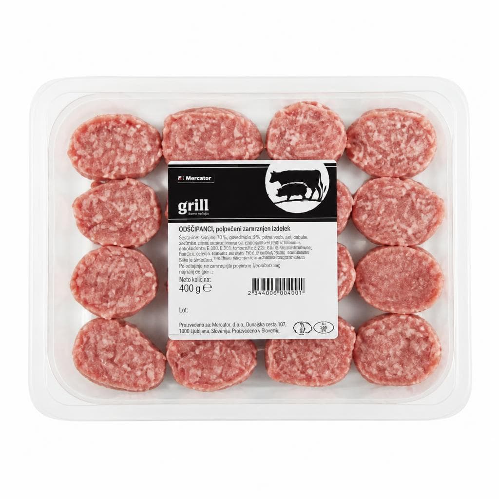 Odščipanci Mercator 400 g Akcija v trgovini Mercator