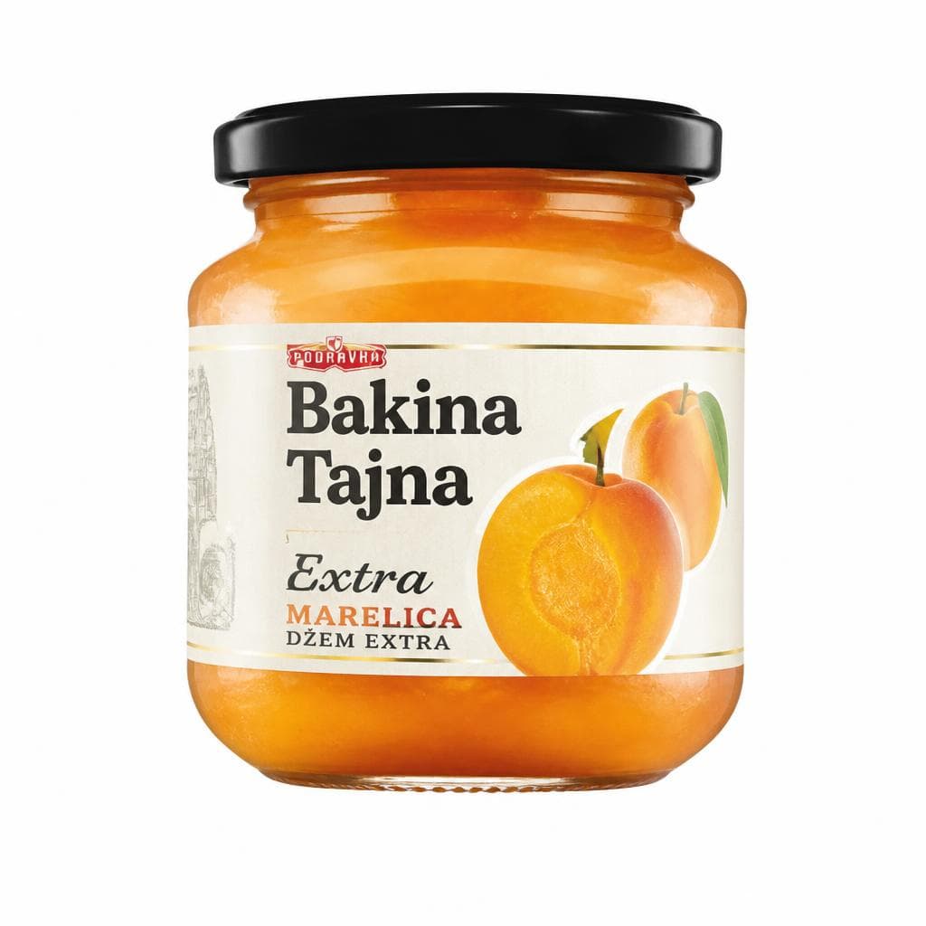 Džem Bakina Tajna Extra 375 g Akcija v trgovini Mercator