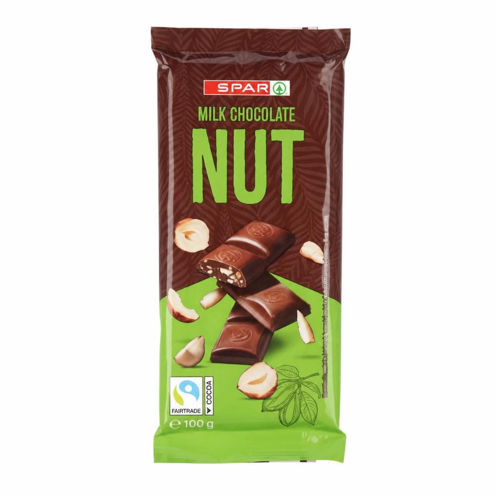Spar mlečna čokolada z lešniki 100 g Akcija v trgovini Spar