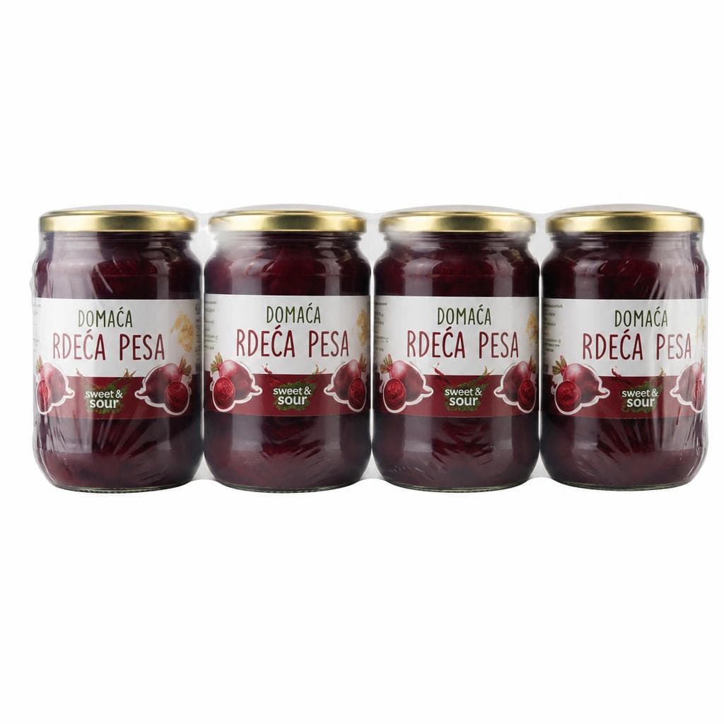 Domača rdeča pesa 4 x 690 g Akcija v trgovini Lidl