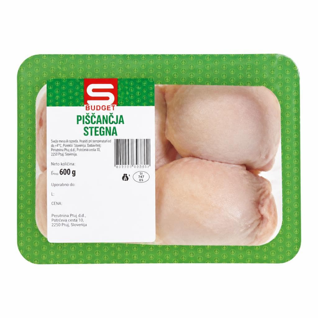 Piščančja stegna 600 g S Budget Akcija v trgovini Spar