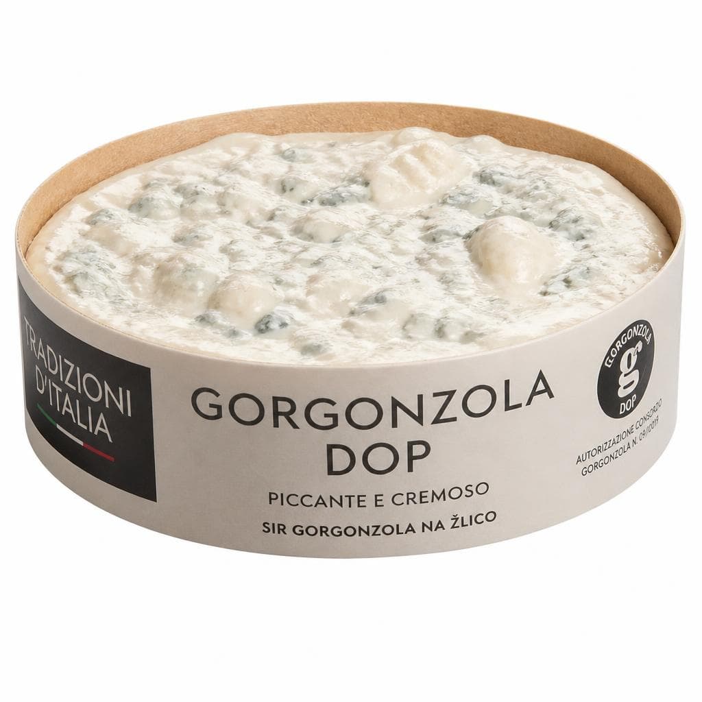 Sir Gorgonzola na žlico Tradizioni d'Italia Akcija v trgovini E.Leclerc
