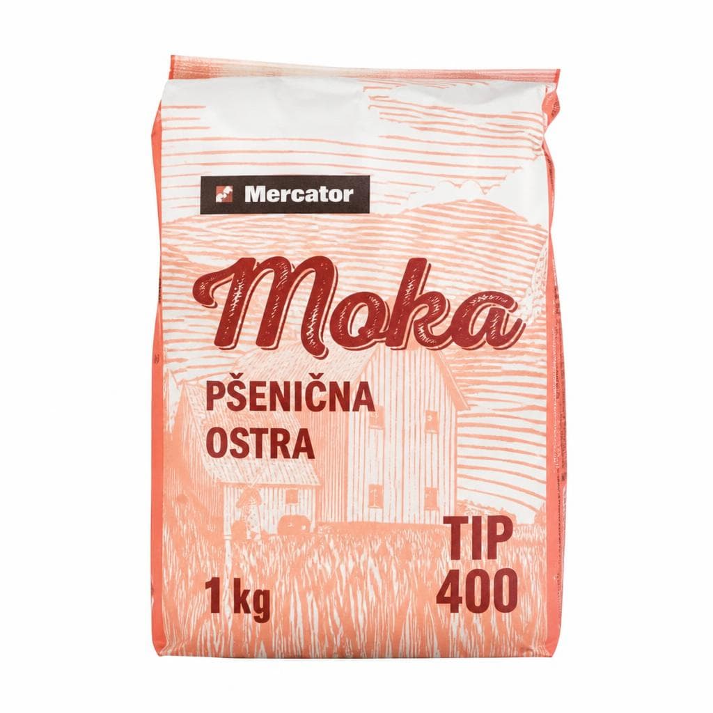 Pšenična ostra moka Mercator 1 kg Akcija v trgovini Mercator