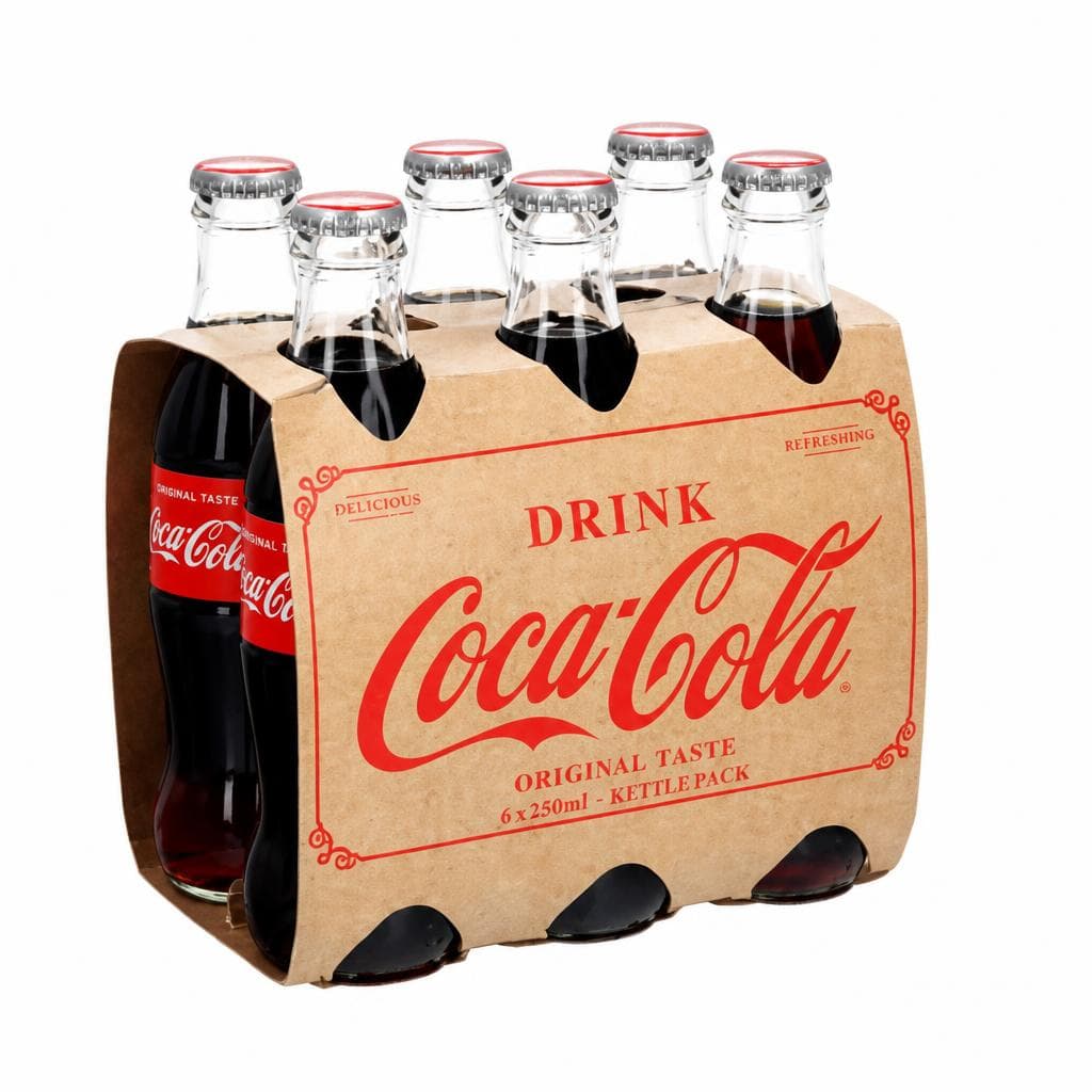 Coca Cola original v steklenici 6 x 0,25 l Akcija v trgovini Spar