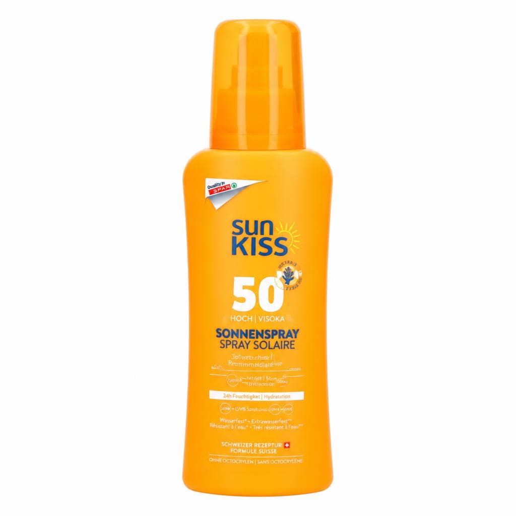 SunKiss Krema za sončenje v spreju 150 ml Akcija v trgovini Spar