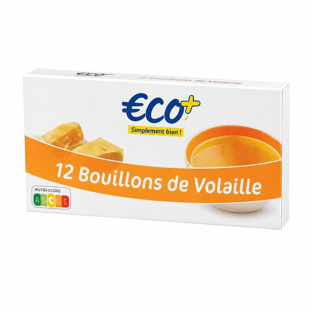 Eco+ jušna kocka 120 g Akcija v trgovini E.Leclerc