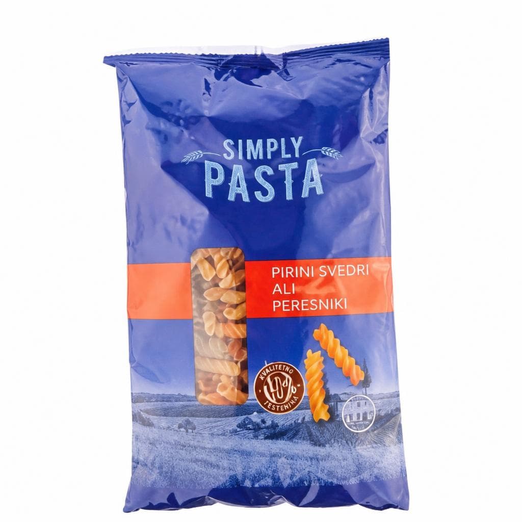 Pirini svedri ali peresniki Simply Pasta 500 g Akcija v trgovini Mercator