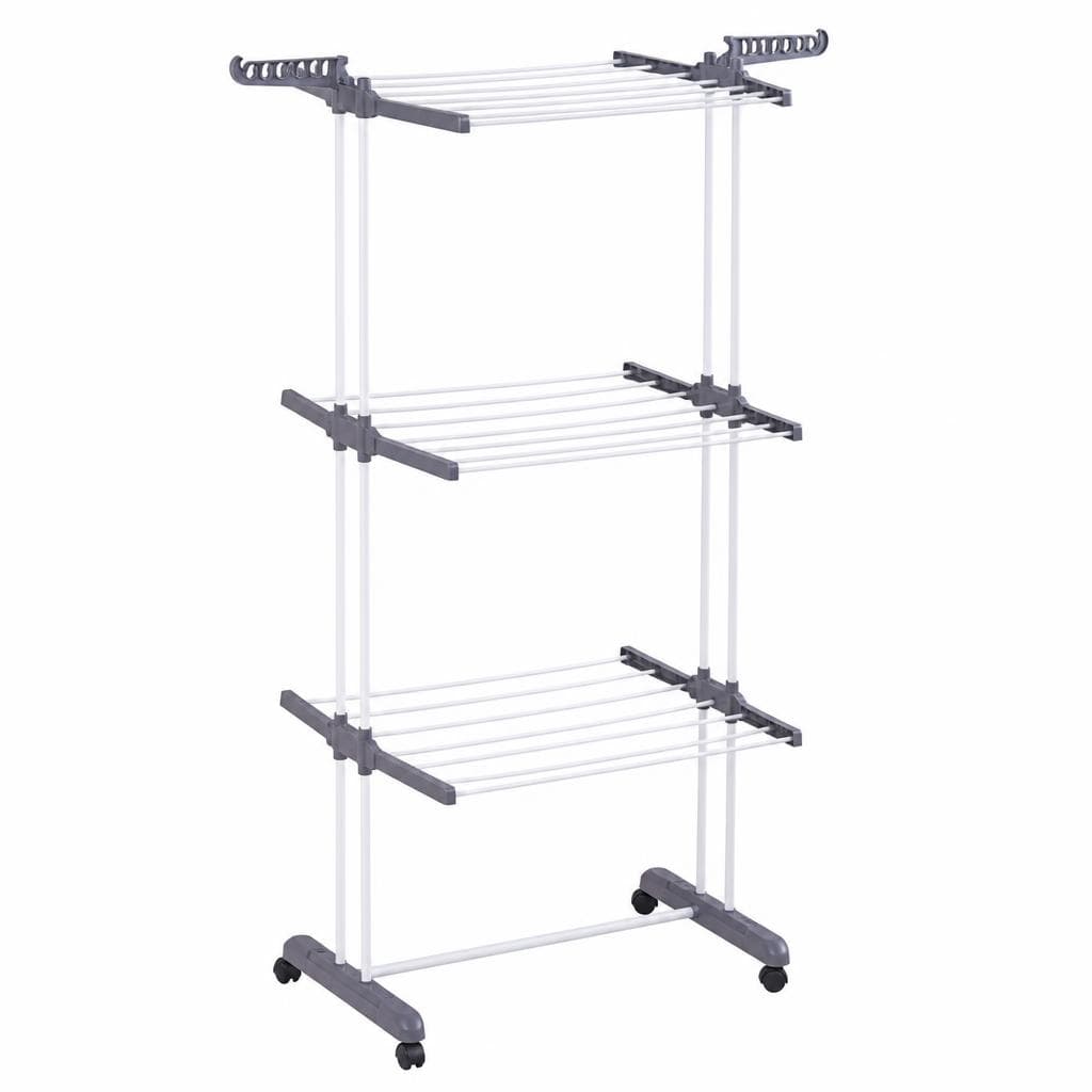 Pokončno stojalo za perilo 72 x 64 x 170 cm homeware Akcija v trgovini Lesnina