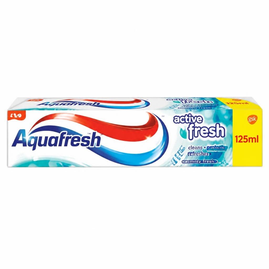 Aquafresh zobna pasta Active Fresh 125 ml Akcija v trgovini Tuš