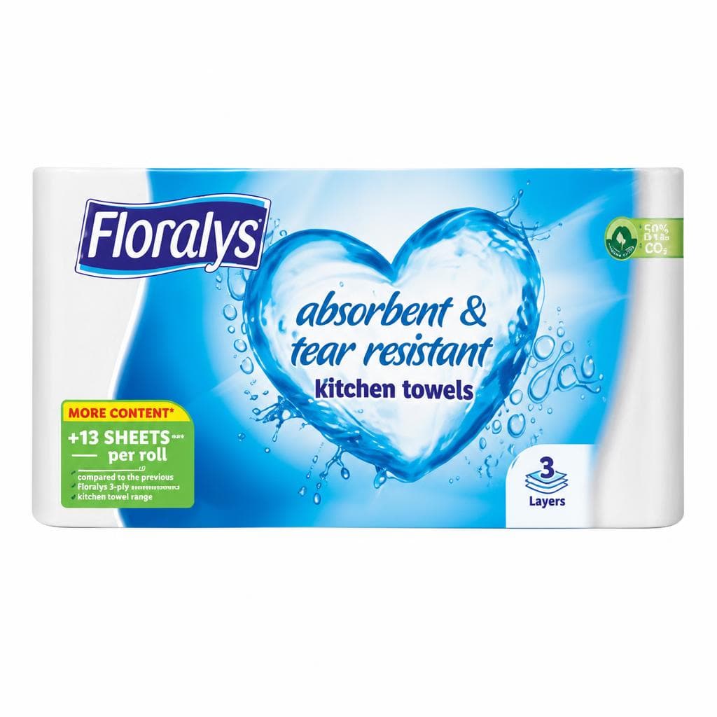 Floralys Kuhinjske brisačke XXL 8 x 64 listov Akcija v trgovini Lidl