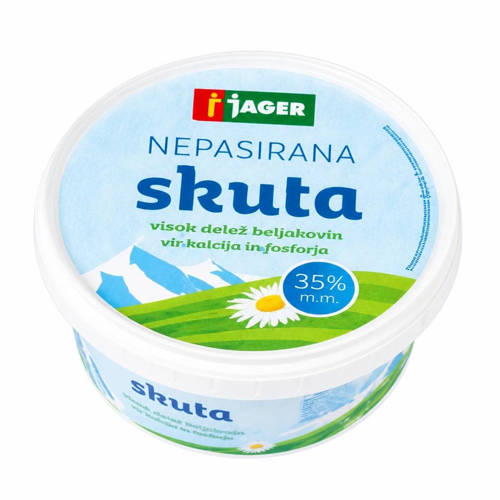Nepasirana skuta 500 g Jager Akcija v trgovini Jager