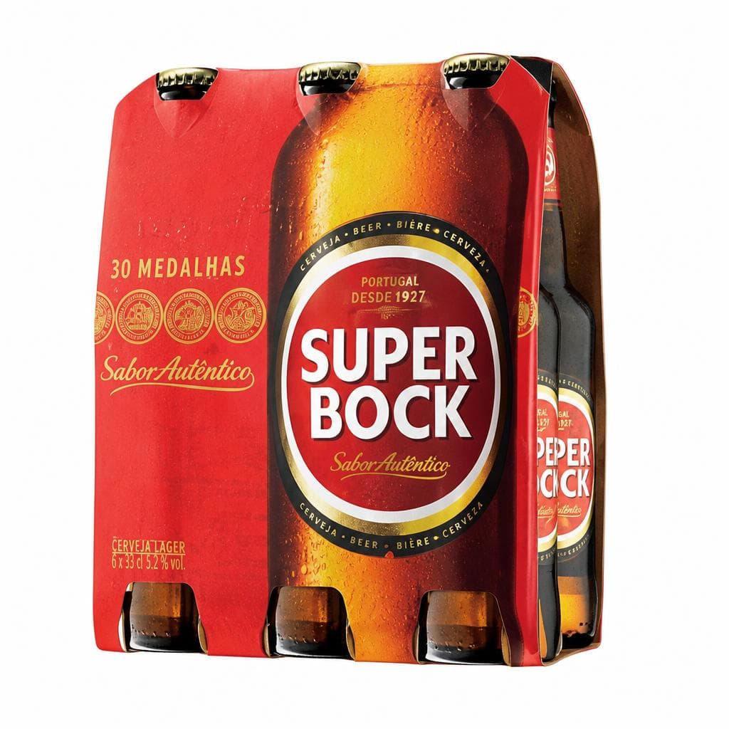 SUPER BOCK Svetlo pivo lager 6 x 0,33 l Akcija v trgovini Lidl