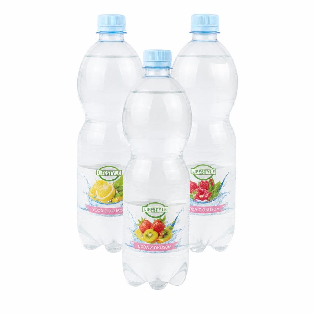 Voda z okusom 1.5 l Akcija v trgovini Eurospin