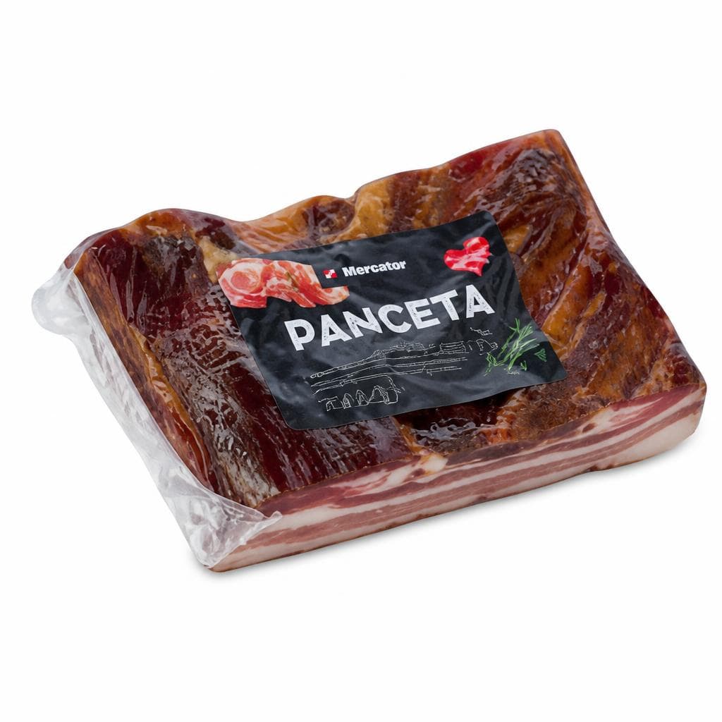 Panceta Mercator cena za kg Akcija v trgovini Mercator