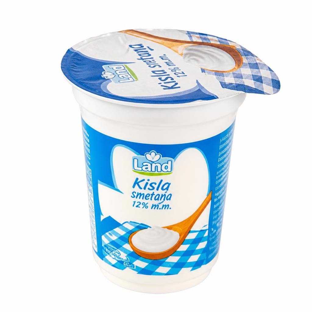 Kisla smetana 180 g Land Akcija v trgovini Eurospin
