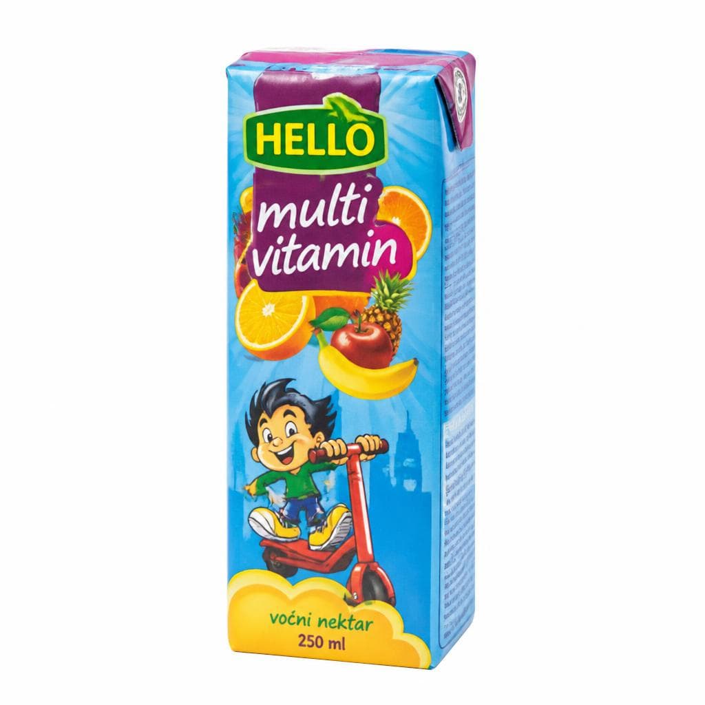 Pijača multivitamin Hello 250 ml Akcija v trgovini Jager