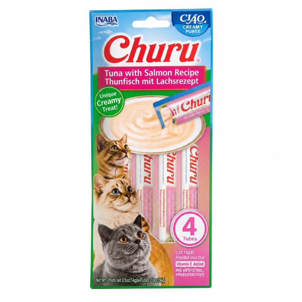 Priboljšek kremasta pasta Inaba Churu Puree 4x14g Akcija v trgovini Mr. Pet