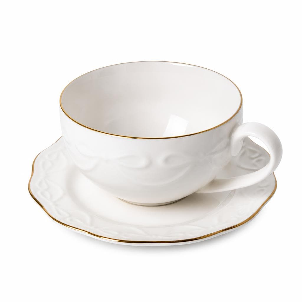 Porcelanasta skodelica s pod... 400 ml Akcija v trgovini Pepco