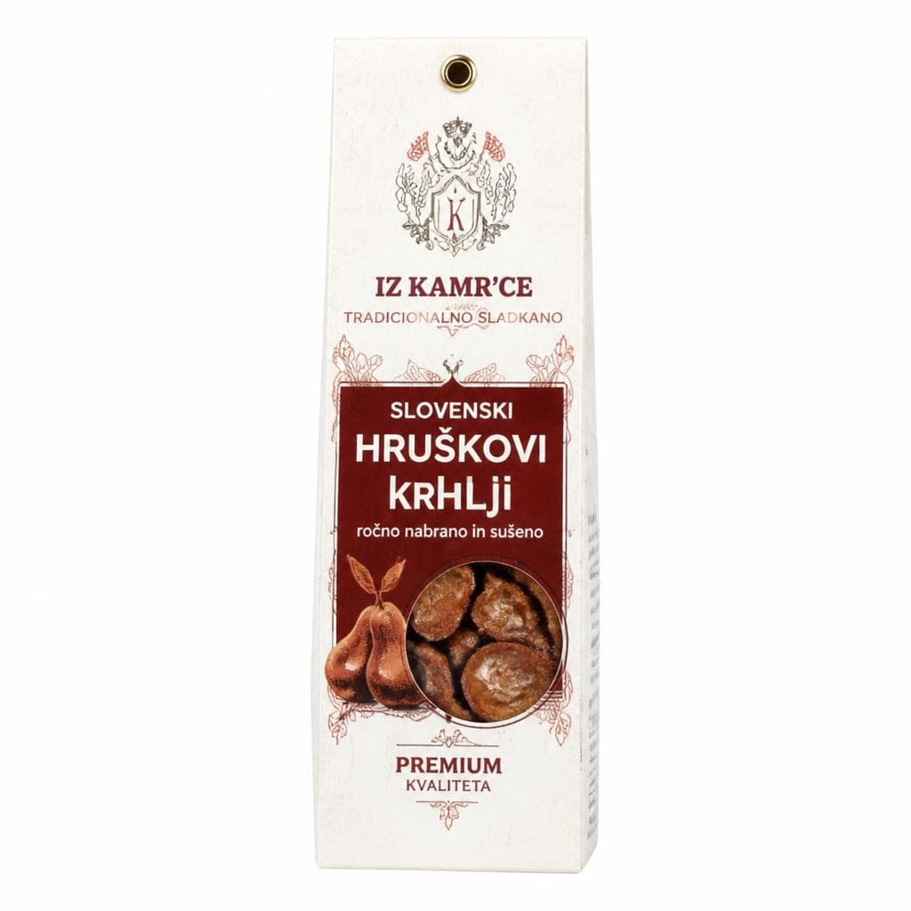 Slovenske suhe hruške 90 g Iz Kamr'ce Akcija v trgovini Spar