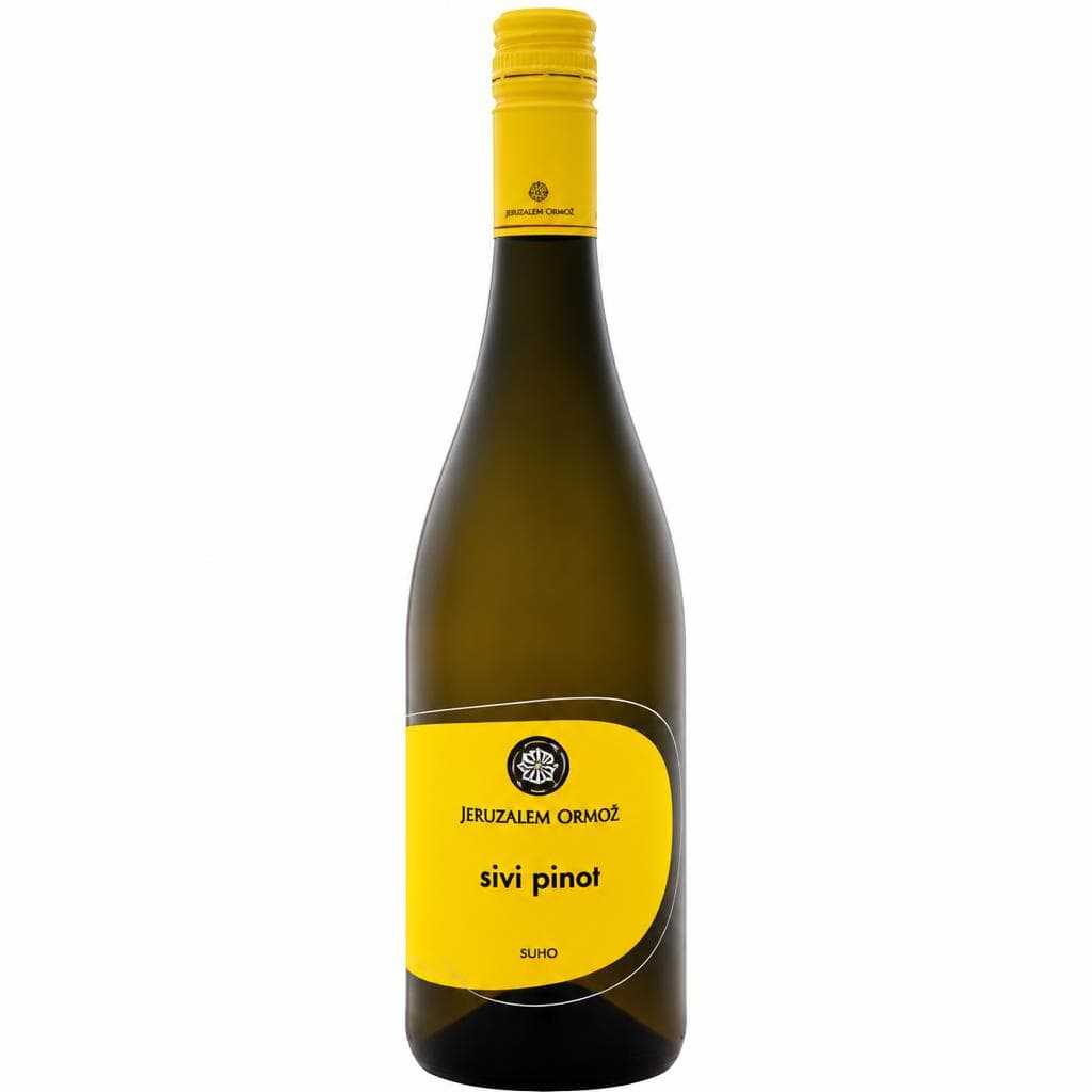 Kakvoostno vino ZGP Sivi Pinot "Jeruzalem Ormož" 0,75 l Akcija v trgovini E.Leclerc