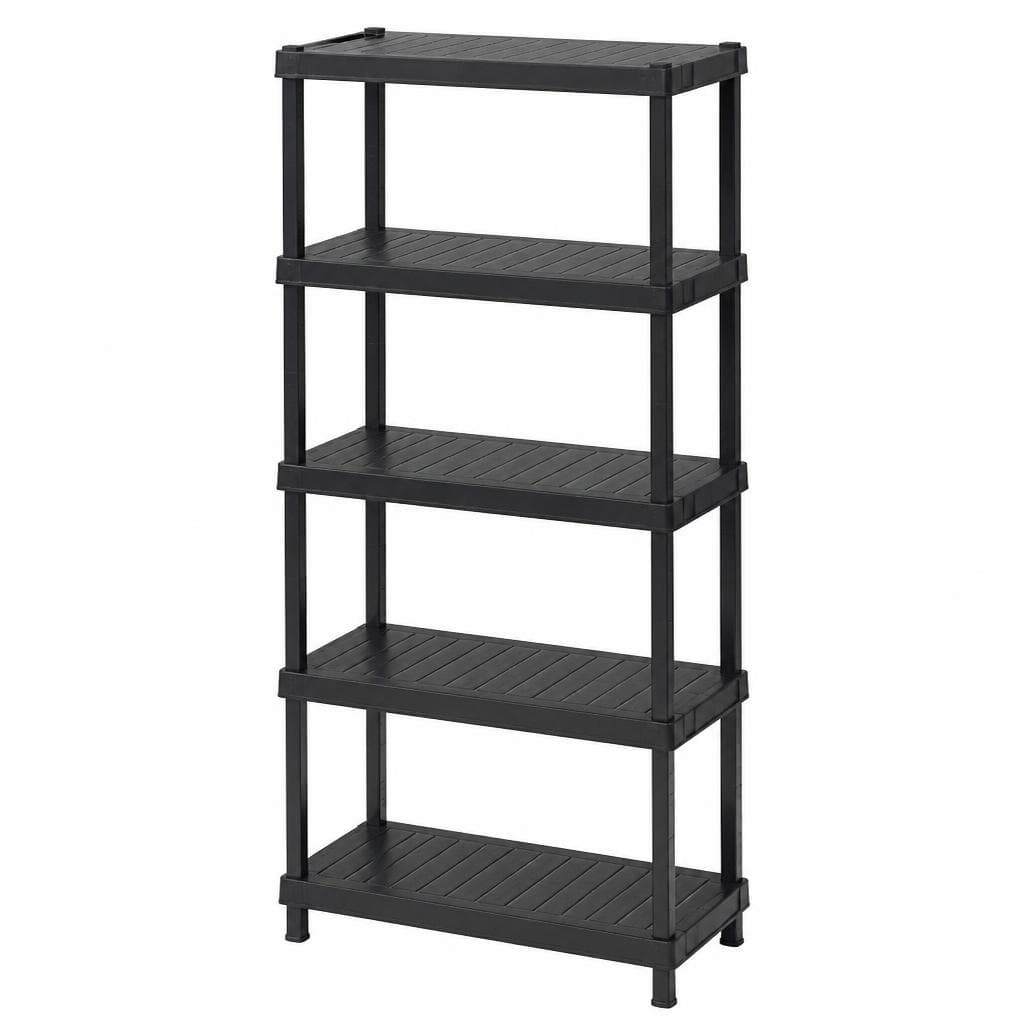 PVC regal v 188 x š 80 x g 30 cm, nosilnost na polico 50 kg Akcija v trgovini Bauhaus