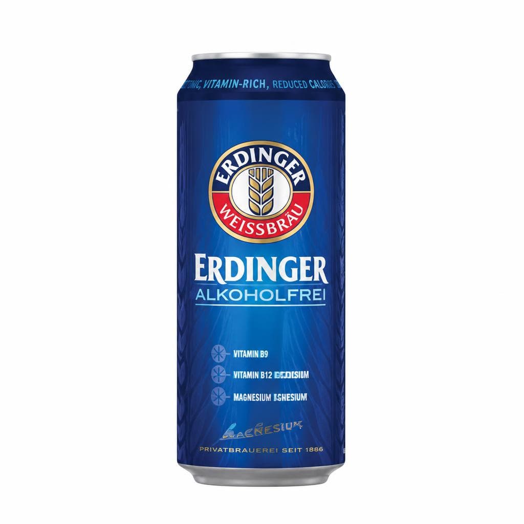 Erdinger svetlo brezalkoholno pšenično pivo 0,5 l Akcija v trgovini E.Leclerc