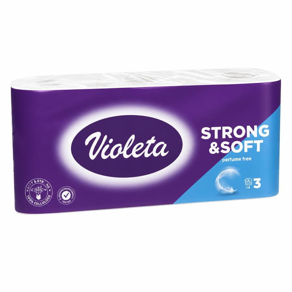 Toaletni papir Violeta 24/1 Akcija v trgovini Mercator