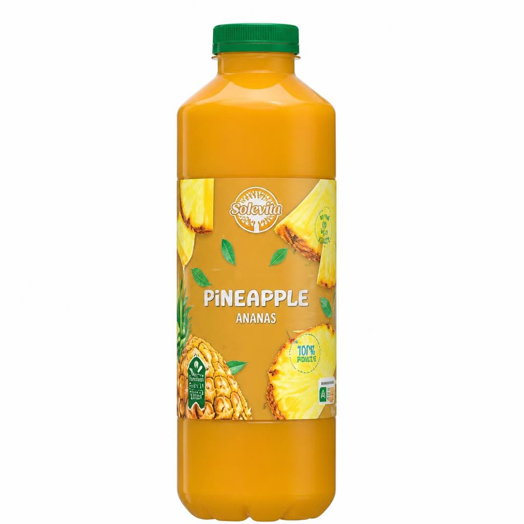 Solevita sveže stiskan ananasov sok 1 l Akcija v trgovini Lidl