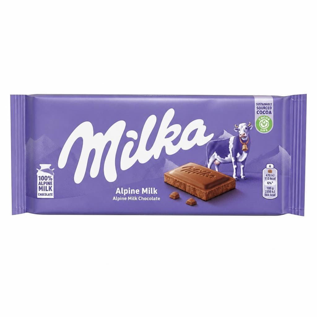 Mlečna čokolada Milka 250 do 300 g Akcija v trgovini Tuš