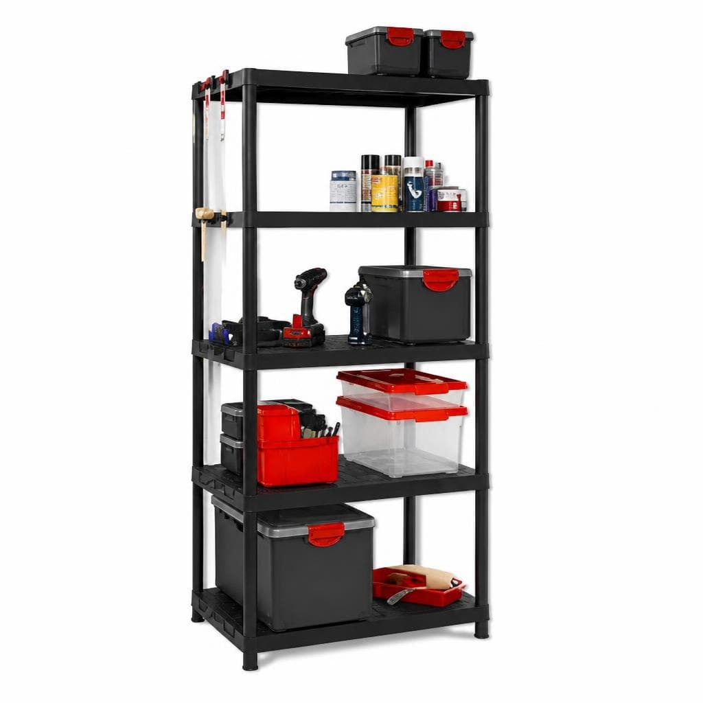 PVC regal v 187 x š 90 x g 60 cm, nosilnost na polico 90 kg Akcija v trgovini Bauhaus