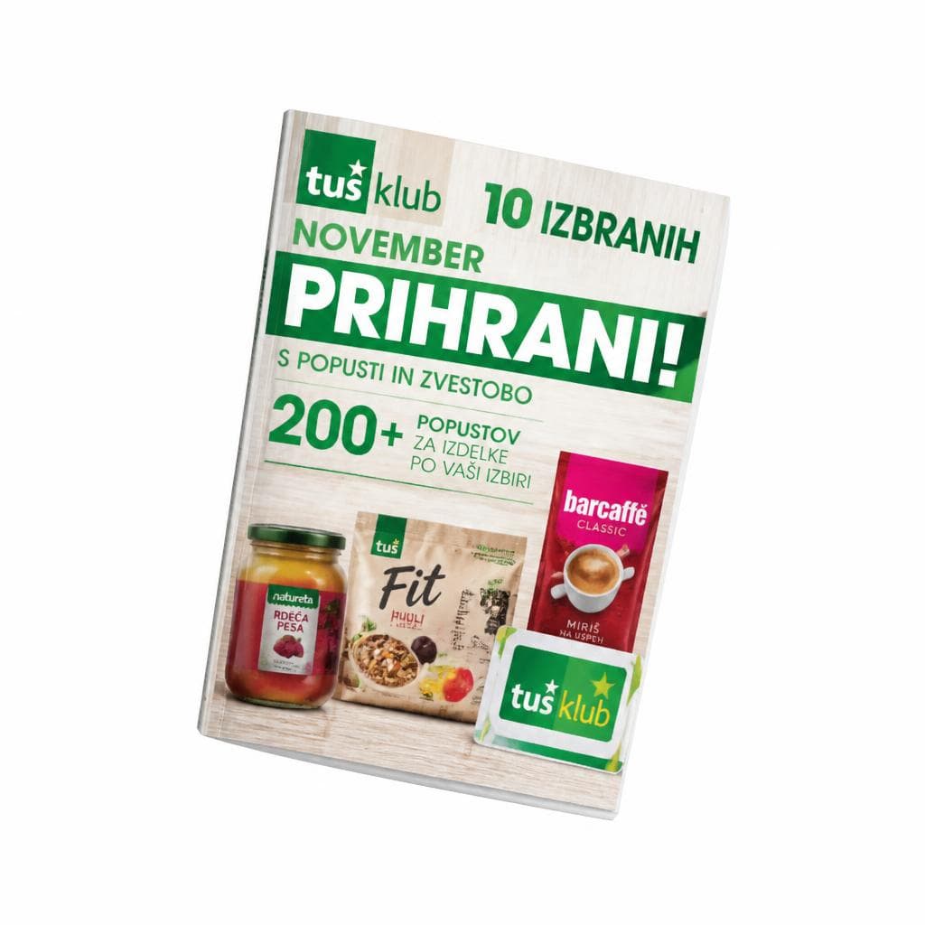25% popust takoj za izdelek po vaši izbiri Akcija v trgovini Tuš
