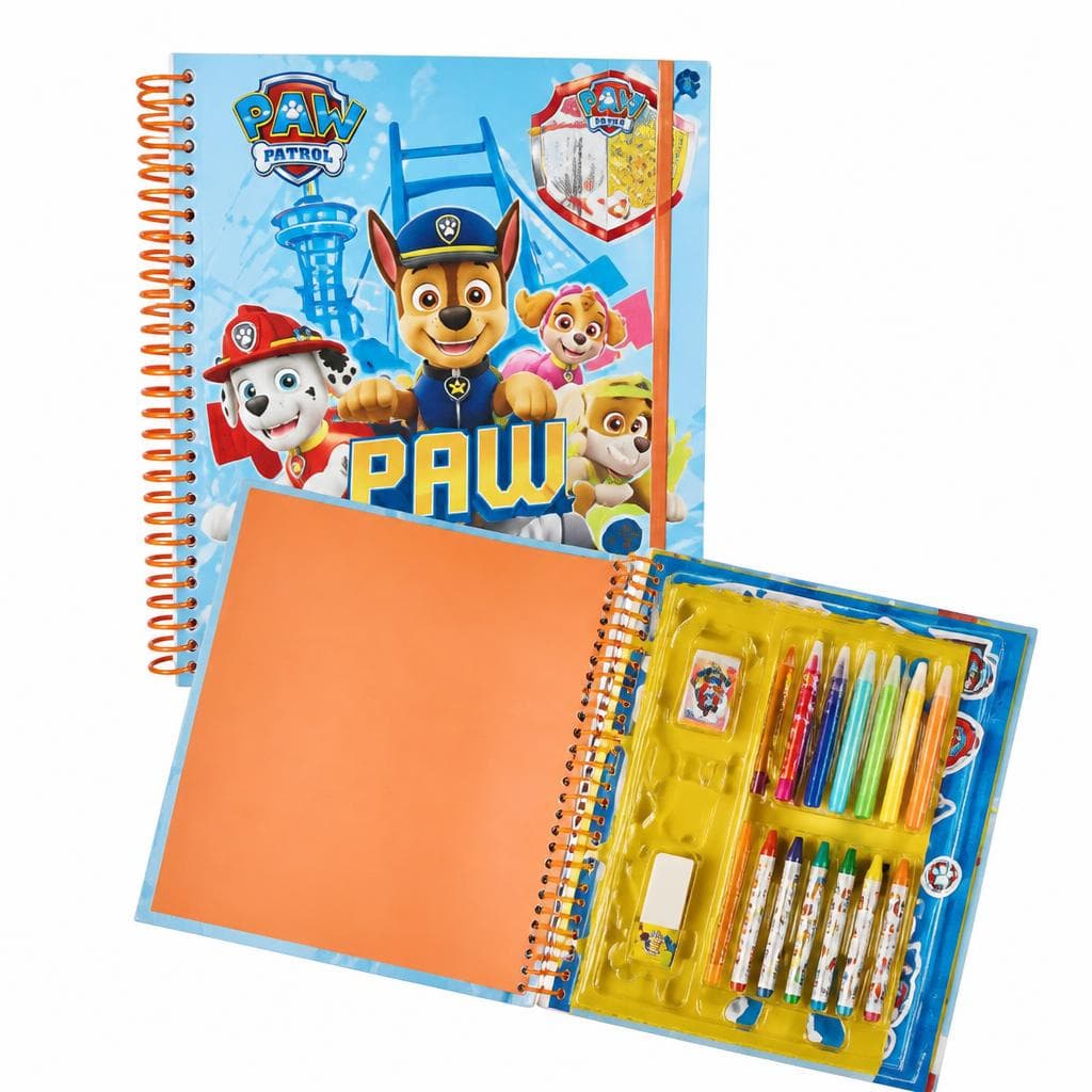 Pobarvanka PAW PATROL Akcija v trgovini Tedi