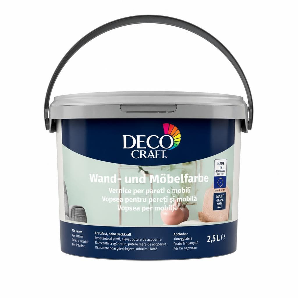 Deco Craft stenska barva/barva za pohištvo 2,5 l Akcija v trgovini Hofer
