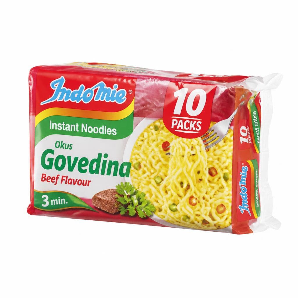 Indomie instant juha z rezanci 10 kosov Akcija v trgovini E.Leclerc