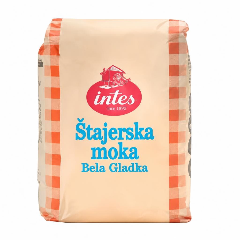 Intes štajerska moka bela gladka 1 kg Akcija v trgovini Tuš