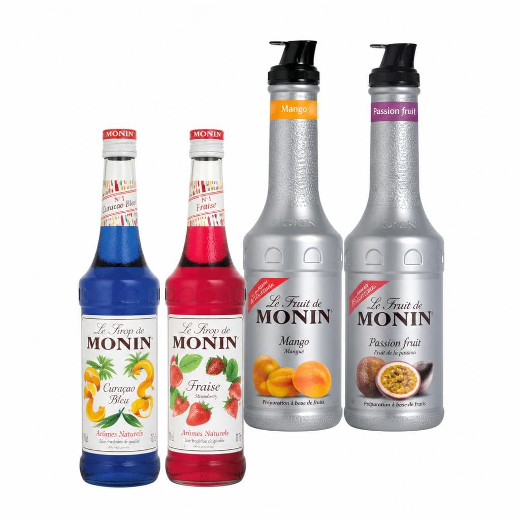Sirupi Monin 0,7 l ali pireji Monin 1 l Akcija v trgovini E.Leclerc