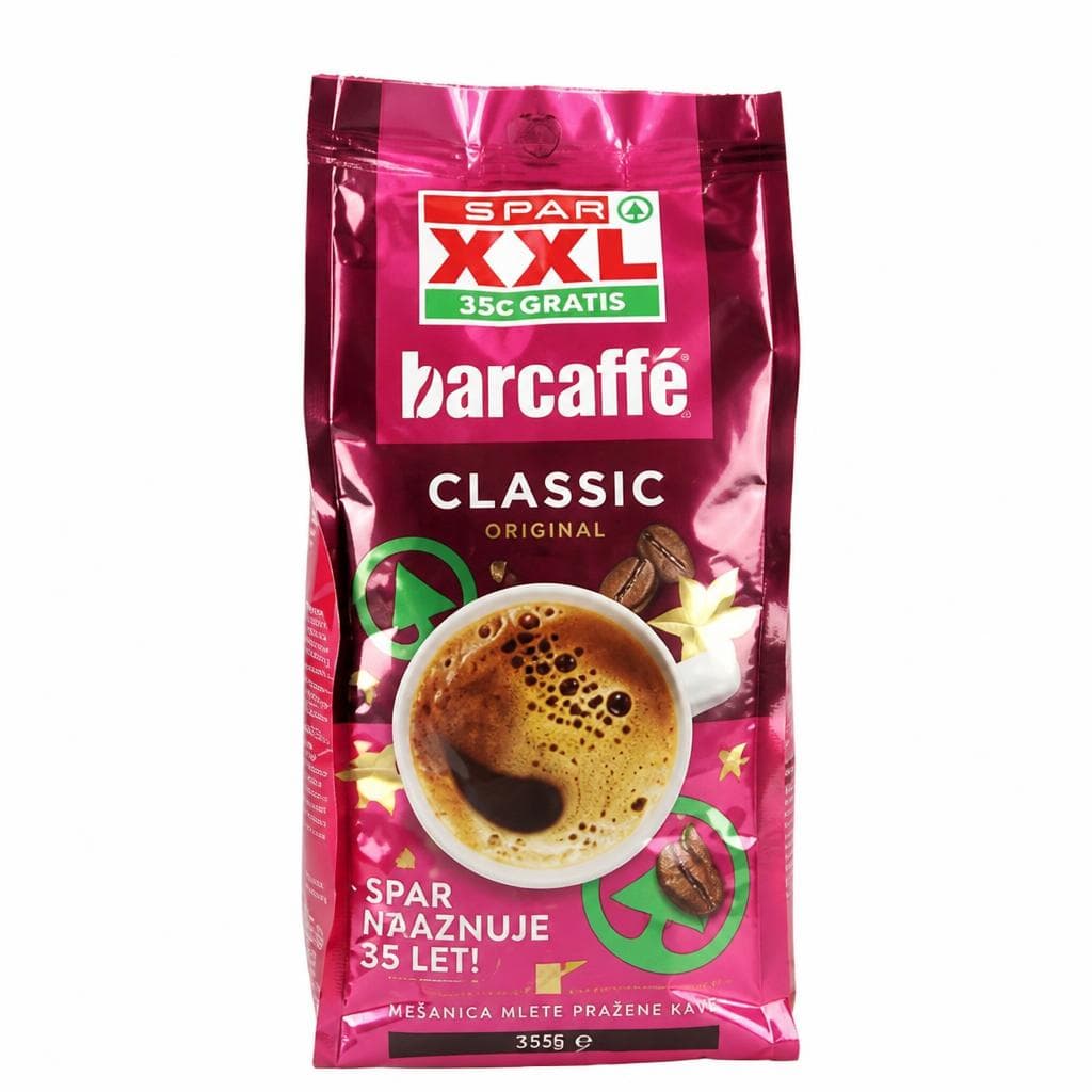 Barcaffé Classic mleta pražena kava 335 g Akcija v trgovini Spar