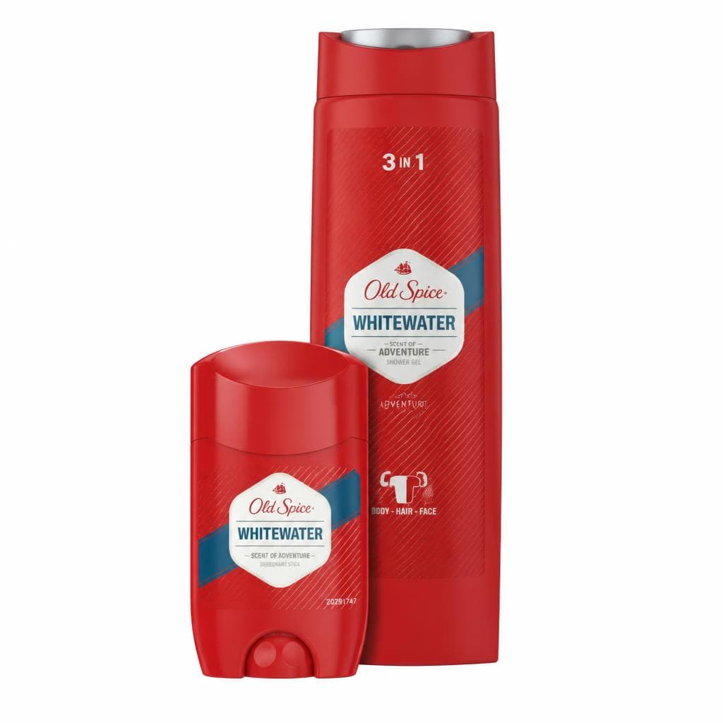 Gel za tuširanje ali deodorant Old Spice gel 675 ml ali sprej 250 ml ali stik 85 ml Akcija v trgovini E.Leclerc