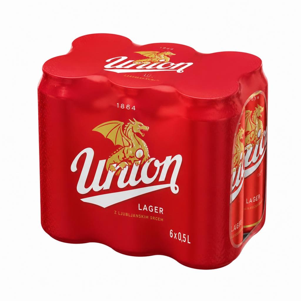 Pivo Union 6 x 0,5 L Akcija v trgovini Mercator