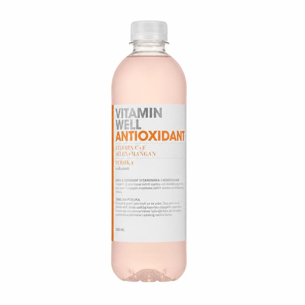 Vitaminska voda Vitamin Well ali Vitamin Well Zero 0,5 l Akcija v trgovini E.Leclerc