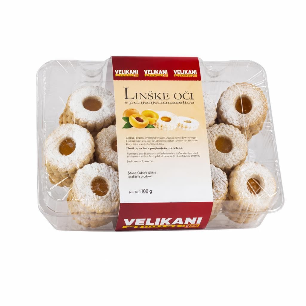 Velikani Linški keksi 1,10 kg Akcija v trgovini Eurospin
