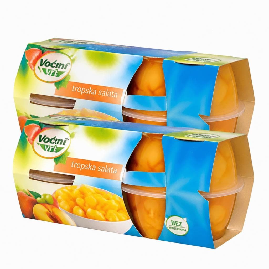 Kompot 4x 120 g Akcija v trgovini E.Leclerc