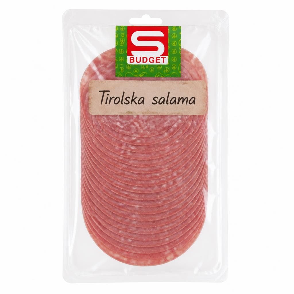 S-Budget tirolska salama 150 g Akcija v trgovini Spar