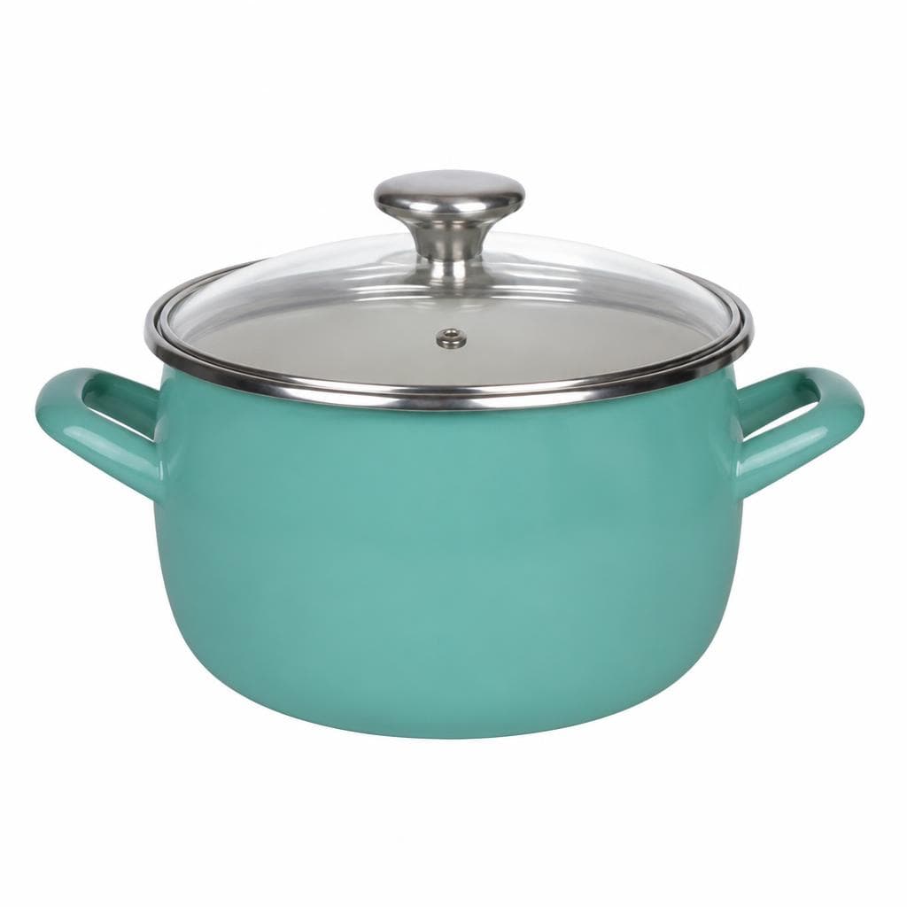 Metalac lonec visok s pokrovom 16 cm, 2 l Akcija v trgovini Mercator