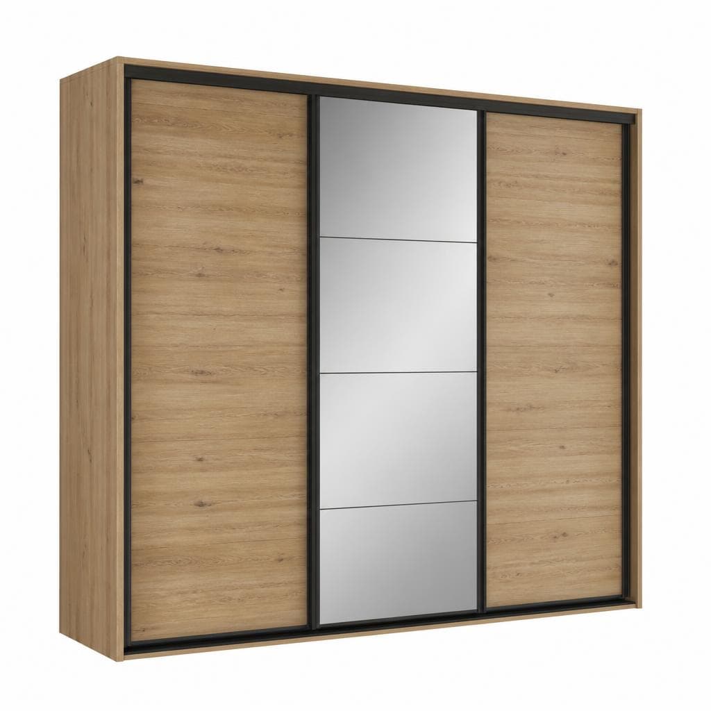 Omara muavella hrast 3-vratna 270x210x60 cm smart! Akcija v trgovini Dipo