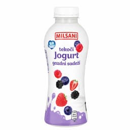 Sadni tekoči jogurt gozdni sadeži