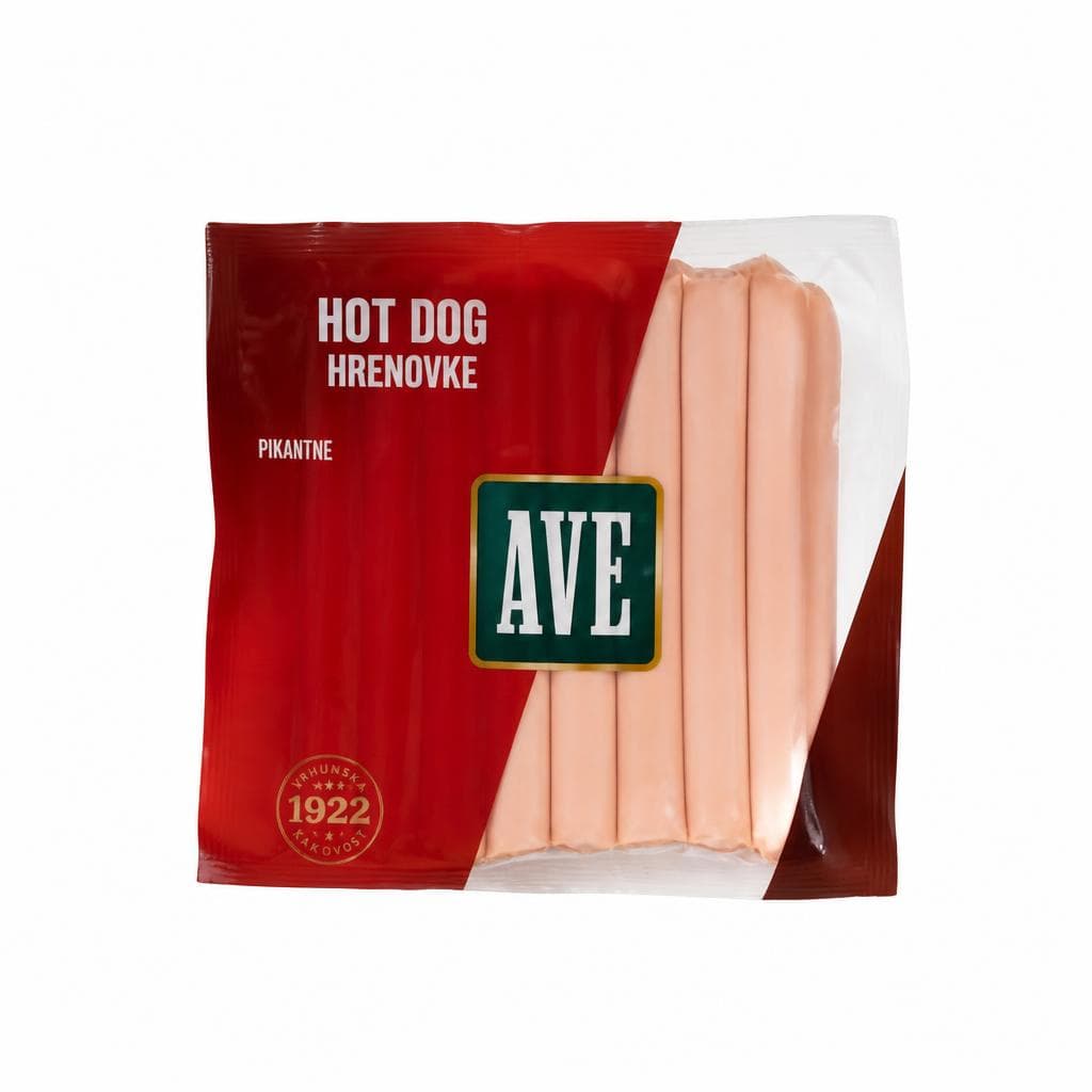 Hrenovke Ave Akcija v trgovini Tuš