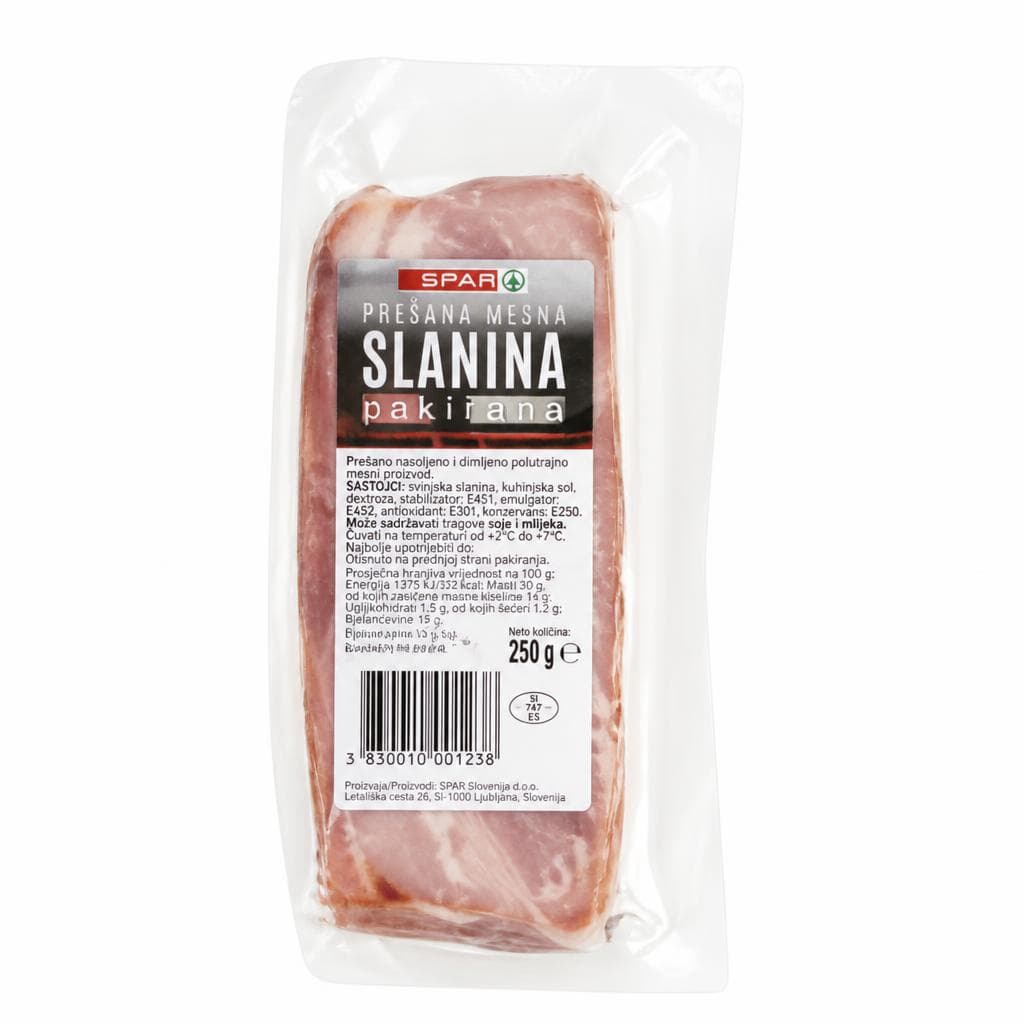 SPAR Prešana mesna slanina 390 g Akcija v trgovini Spar